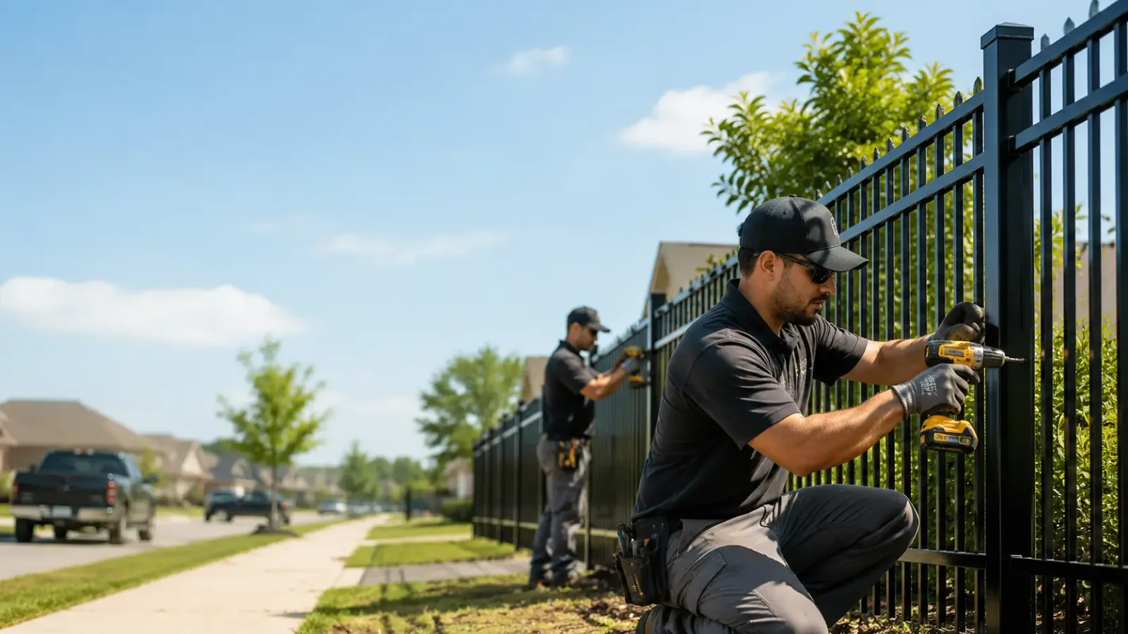 Metal Fence Installation in Stonewall, LA